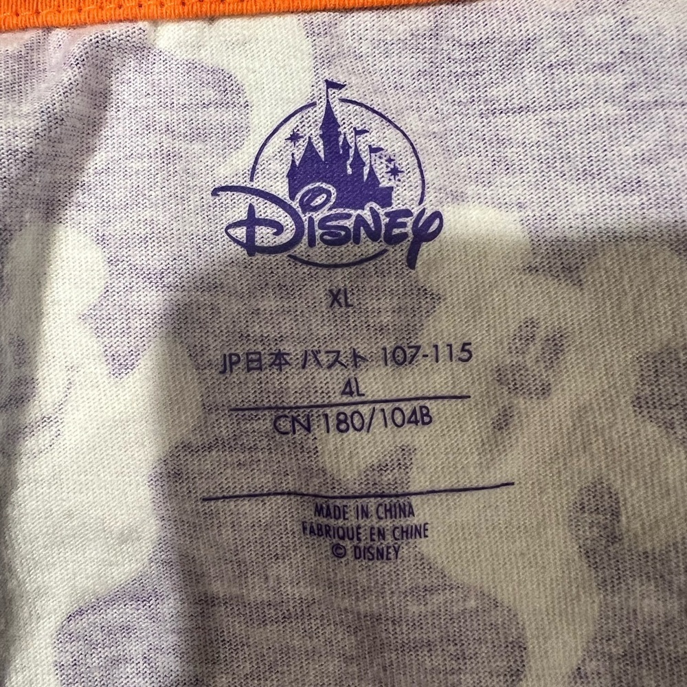 Disney Long Sleeve Top Womens Mickey Mouse Ghosts Halloween Purple Size XL - Picture 5 of 7